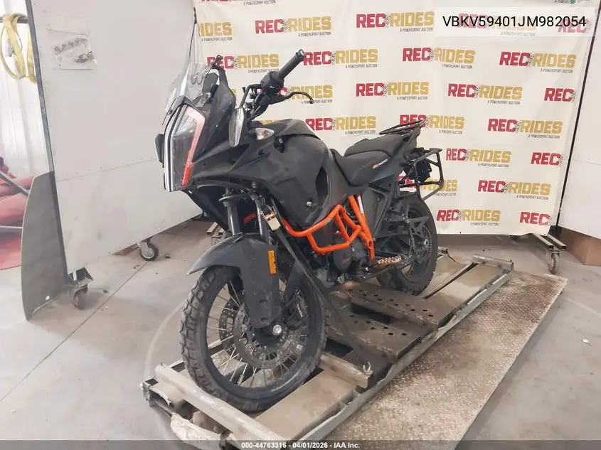 2018 Ktm 1290 Super Adventure R VIN: VBKV59401JM982054 Lot: 44763316