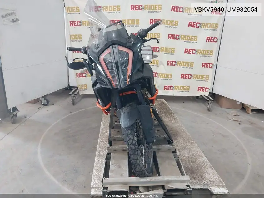2018 Ktm 1290 Super Adventure R VIN: VBKV59401JM982054 Lot: 44763316