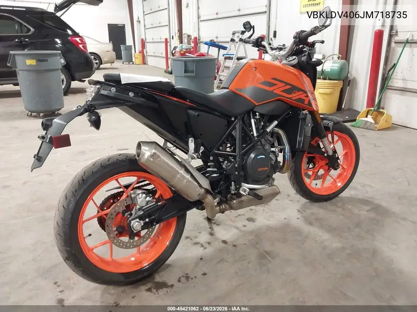 2018 Ktm 690 Duke VIN: VBKLDV406JM718735 Lot: 45421062