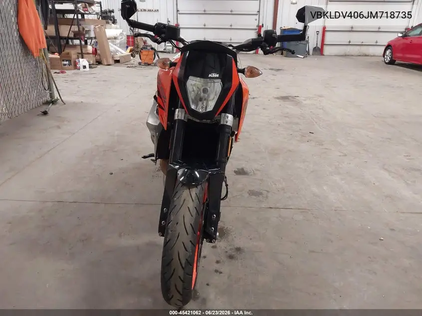 2018 Ktm 690 Duke VIN: VBKLDV406JM718735 Lot: 45421062