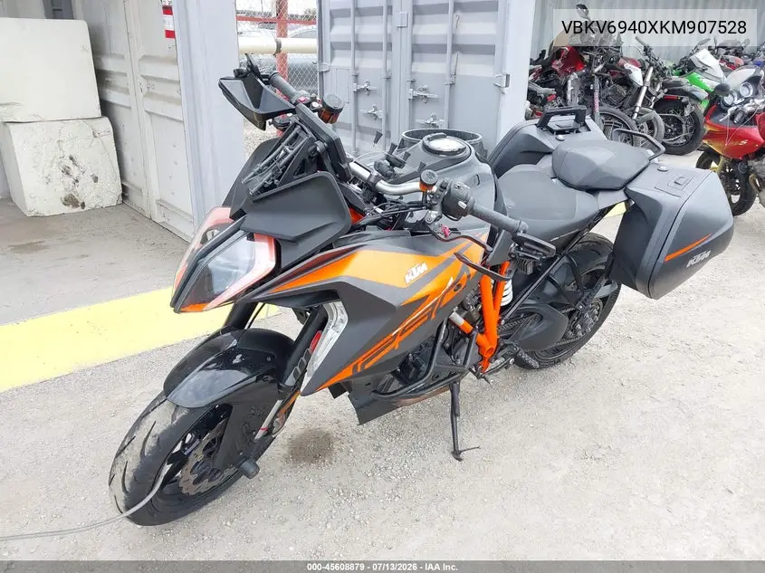 2019 Ktm 1290 Super Duke Gt VIN: VBKV6940XKM907528 Lot: 45608879