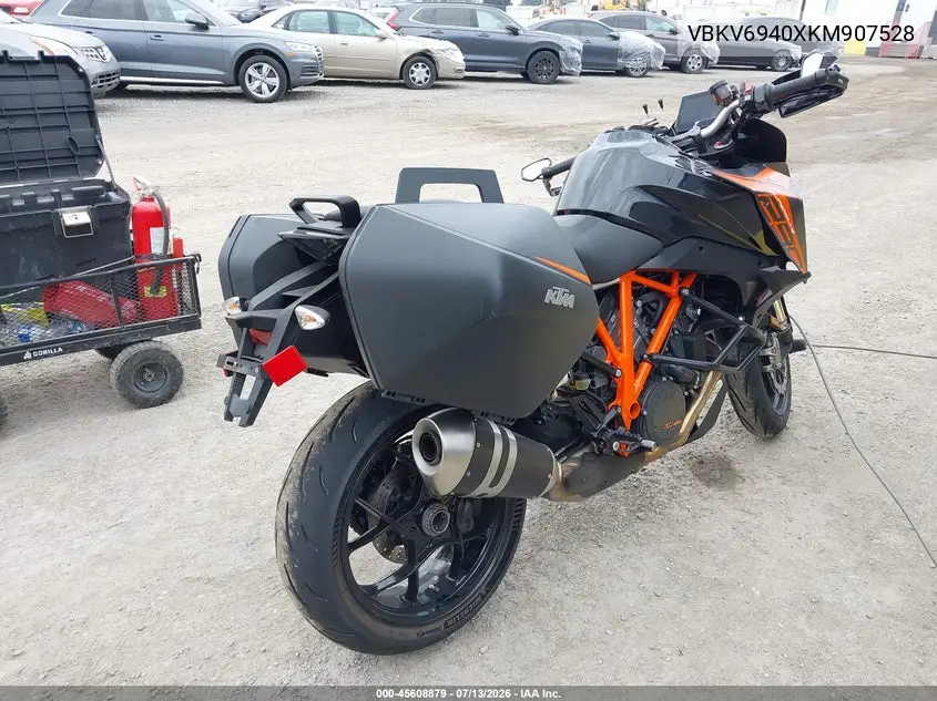 2019 Ktm 1290 Super Duke Gt VIN: VBKV6940XKM907528 Lot: 45608879