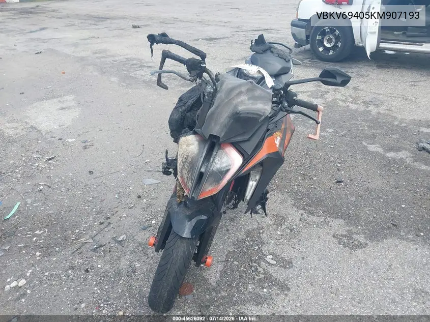 2019 Ktm 1290 Super Duke Gt VIN: VBKV69405KM907193 Lot: 45626092