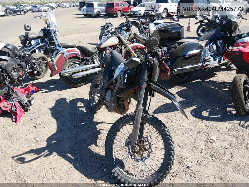 2020 Ktm 500 Exc-F Six Days VIN: VBKEXK404LM425773 Lot: 45337577