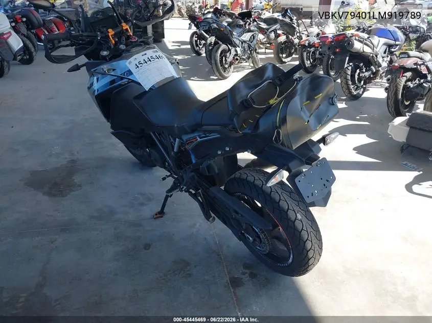 2020 Ktm 1290 Super Adventure S VIN: VBKV79401LM919789 Lot: 45445469