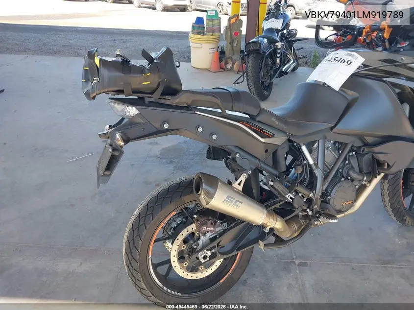 2020 Ktm 1290 Super Adventure S VIN: VBKV79401LM919789 Lot: 45445469