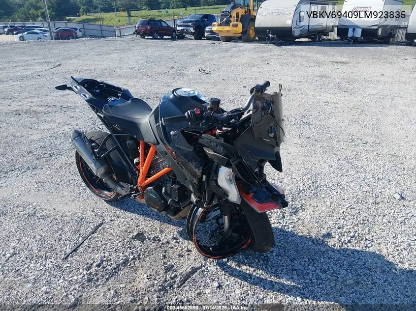 2020 Ktm 1290 Super Duke Gt VIN: VBKV69409LM923835 Lot: 45562690