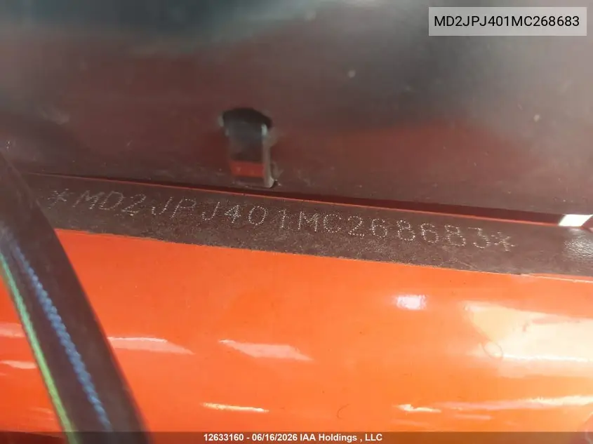 2021 Ktm 390 Duke VIN: MD2JPJ401MC268683 Lot: 12633160
