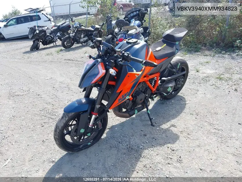 2021 Ktm 1290 Super Duke R VIN: VBKV3940XMM934823 Lot: 12655291
