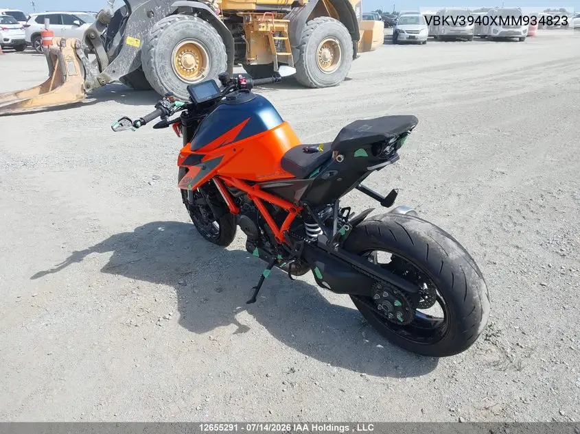 2021 Ktm 1290 Super Duke R VIN: VBKV3940XMM934823 Lot: 12655291