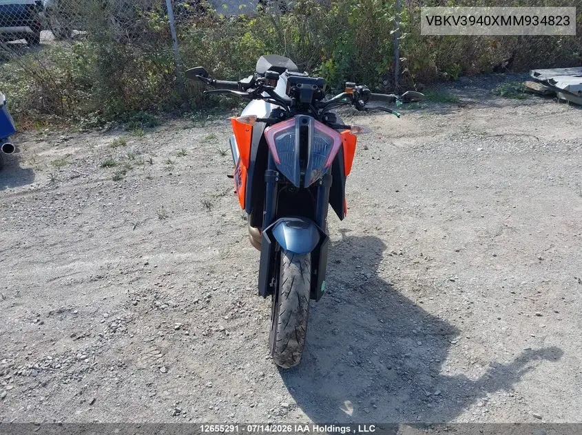 2021 Ktm 1290 Super Duke R VIN: VBKV3940XMM934823 Lot: 12655291