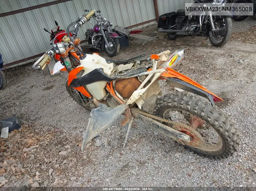 2022 Ktm 300 Xc-W Tpi VIN: VBKXWM235NM365008 Lot: 44779050
