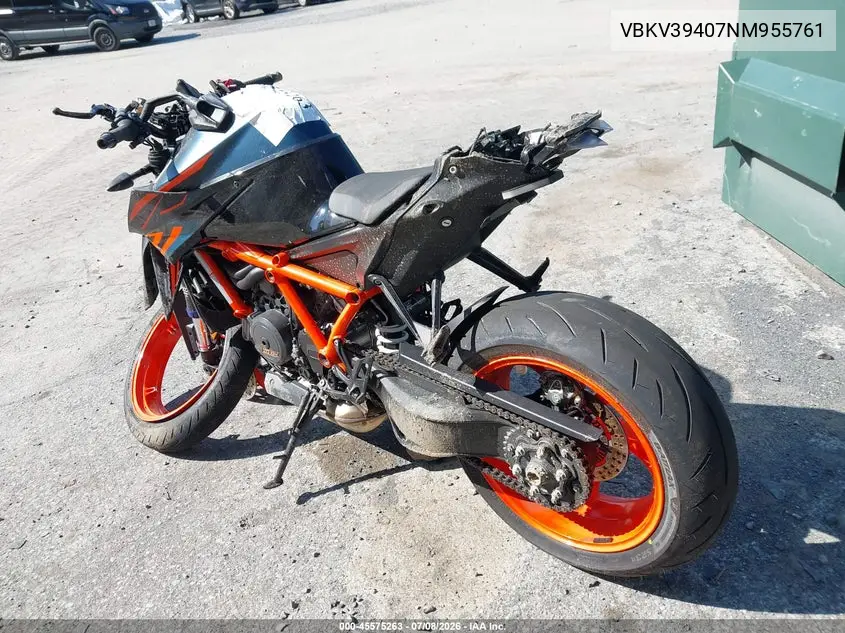 2022 Ktm 1290 Super Duke R VIN: VBKV39407NM955761 Lot: 45575263