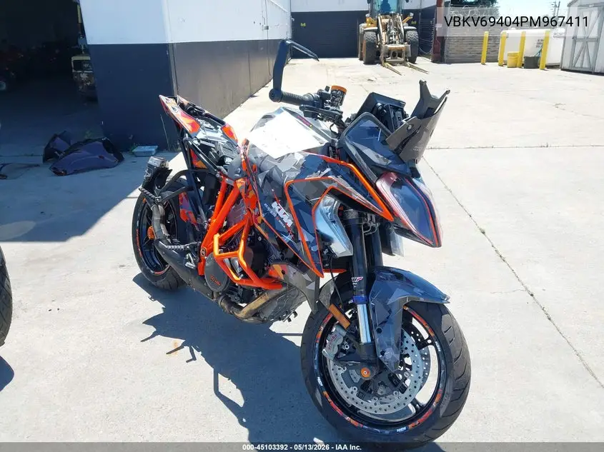 2023 Ktm 1290 Super Duke Gt VIN: VBKV69404PM967411 Lot: 45103392