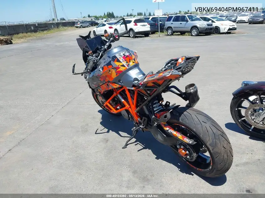 2023 Ktm 1290 Super Duke Gt VIN: VBKV69404PM967411 Lot: 45103392