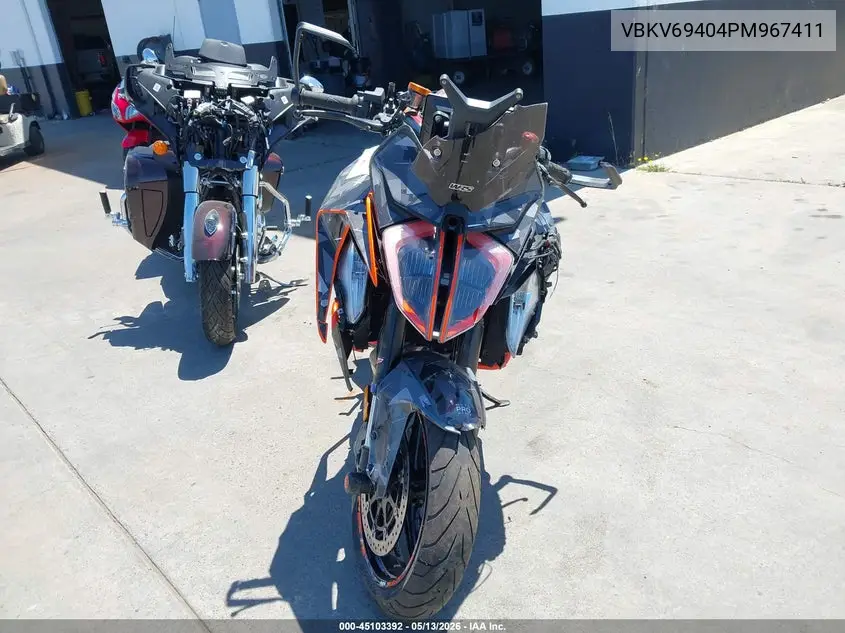 2023 Ktm 1290 Super Duke Gt VIN: VBKV69404PM967411 Lot: 45103392
