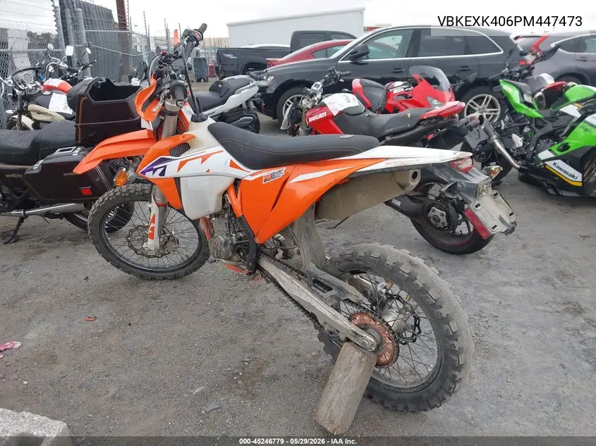2023 Ktm 500 Exc-F Six Days VIN: VBKEXK406PM447473 Lot: 45246779