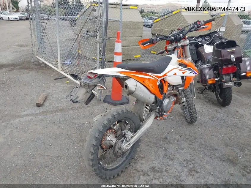 2023 Ktm 500 Exc-F Six Days VIN: VBKEXK406PM447473 Lot: 45246779