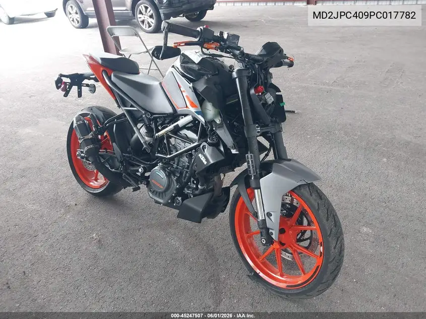 2023 Ktm 200 Duke VIN: MD2JPC409PC017782 Lot: 45247507
