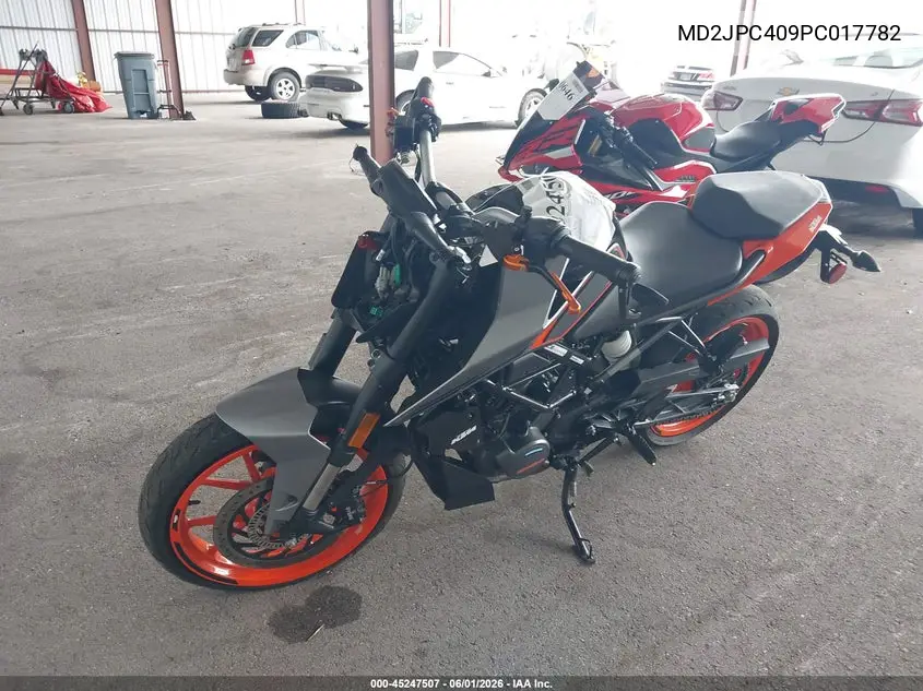 2023 Ktm 200 Duke VIN: MD2JPC409PC017782 Lot: 45247507