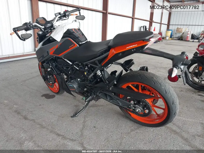2023 Ktm 200 Duke VIN: MD2JPC409PC017782 Lot: 45247507