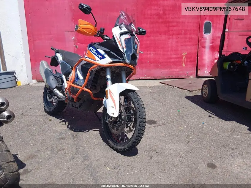 2023 Ktm 1290 Super Adventure R VIN: VBKV59409PM967648 Lot: 45593697