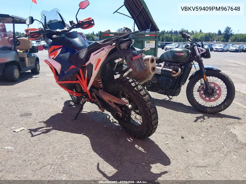 2023 Ktm 1290 Super Adventure R VIN: VBKV59409PM967648 Lot: 45593697
