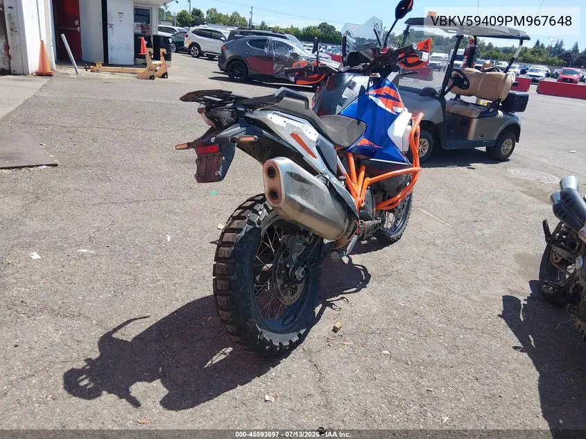 2023 Ktm 1290 Super Adventure R VIN: VBKV59409PM967648 Lot: 45593697