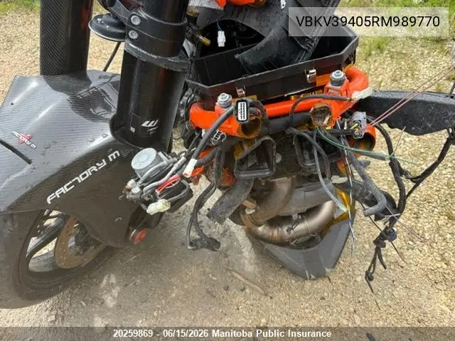 2024 Ktm 1390 Super Duke R Evo VIN: VBKV39405RM989770 Lot: 20259869