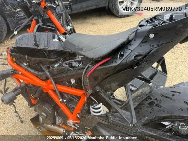 2024 Ktm 1390 Super Duke R Evo VIN: VBKV39405RM989770 Lot: 20259869