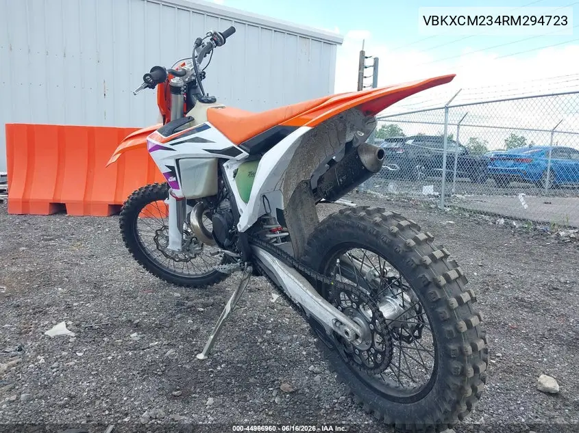 2024 Ktm 300 Xc Tpi VIN: VBKXCM234RM294723 Lot: 44966960