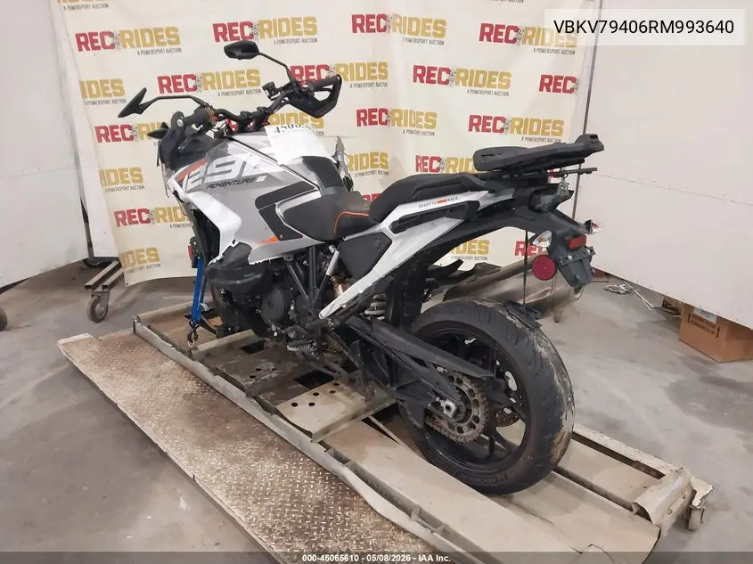 2024 Ktm 1290 Super Adventure S VIN: VBKV79406RM993640 Lot: 45065610