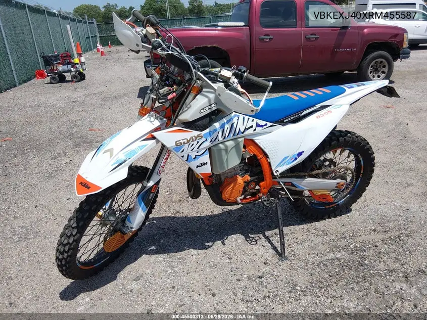 2024 Ktm 500 Exc-F/Xw-F/Exc-F Six Days VIN: VBKEXJ40XRM455587 Lot: 45500313