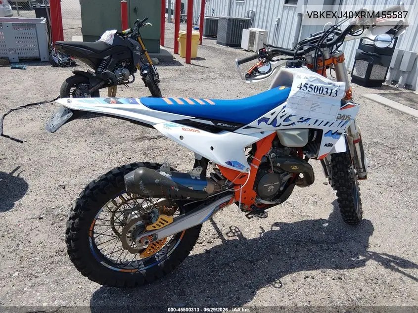 2024 Ktm 500 Exc-F/Xw-F/Exc-F Six Days VIN: VBKEXJ40XRM455587 Lot: 45500313
