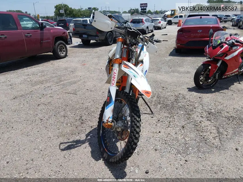 2024 Ktm 500 Exc-F/Xw-F/Exc-F Six Days VIN: VBKEXJ40XRM455587 Lot: 45500313