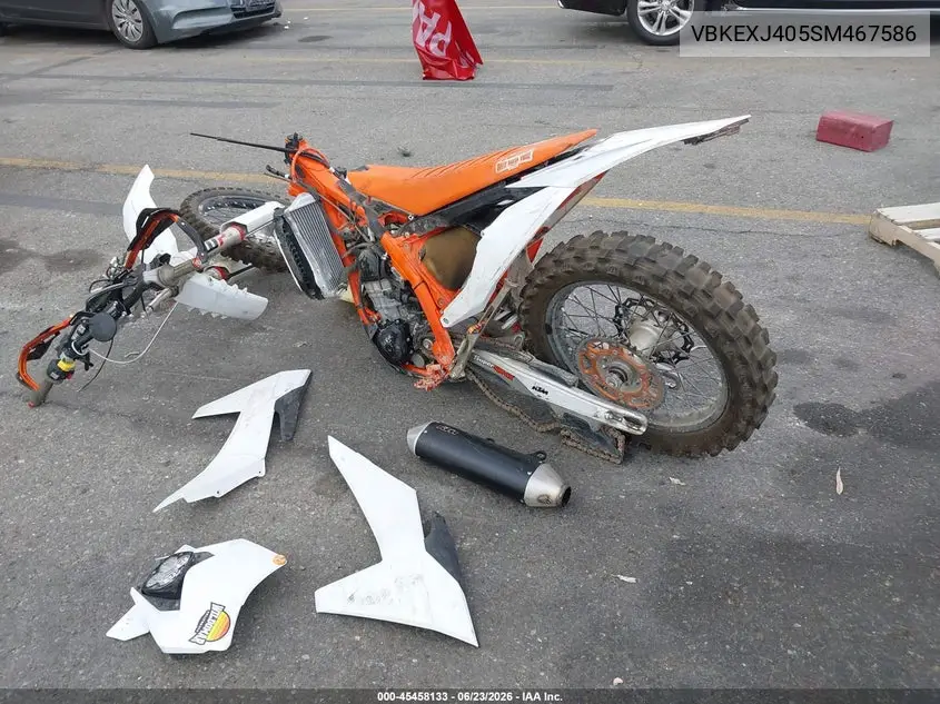 2025 Ktm 500 Exc-F/Xw-F/Exc-F Six Days VIN: VBKEXJ405SM467586 Lot: 45458133