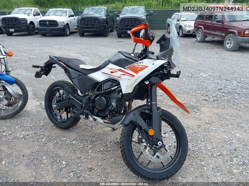 2026 Ktm 390 Adventure VIN: MD2JGJ409TN244943 Lot: 45429003