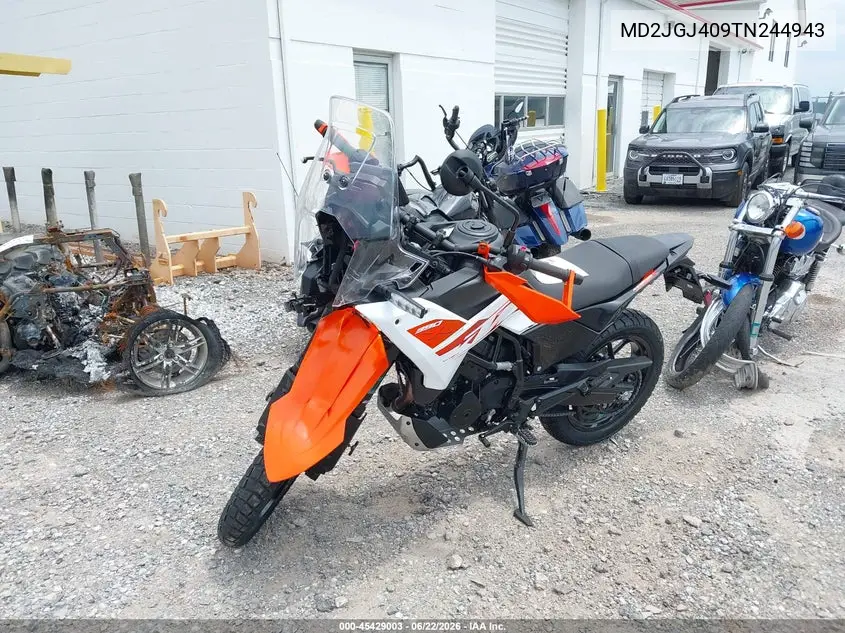 2026 Ktm 390 Adventure VIN: MD2JGJ409TN244943 Lot: 45429003