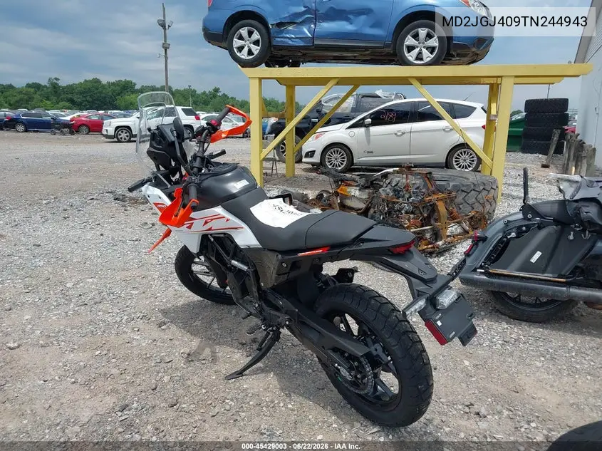 2026 Ktm 390 Adventure VIN: MD2JGJ409TN244943 Lot: 45429003