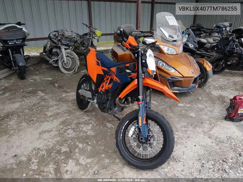 2026 Ktm 690 Smc (Canada) VIN: VBKLSX407TM786255 Lot: 45685456