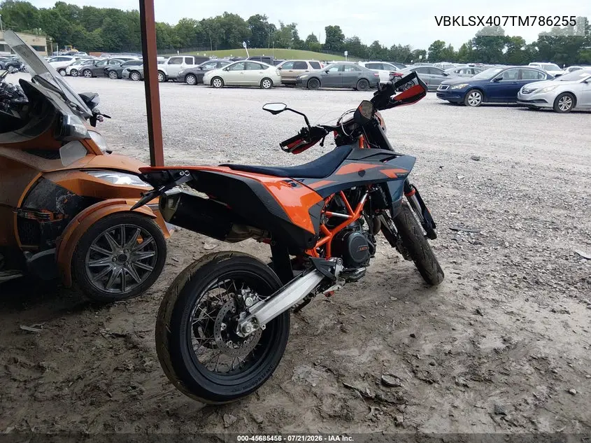 2026 Ktm 690 Smc (Canada) VIN: VBKLSX407TM786255 Lot: 45685456