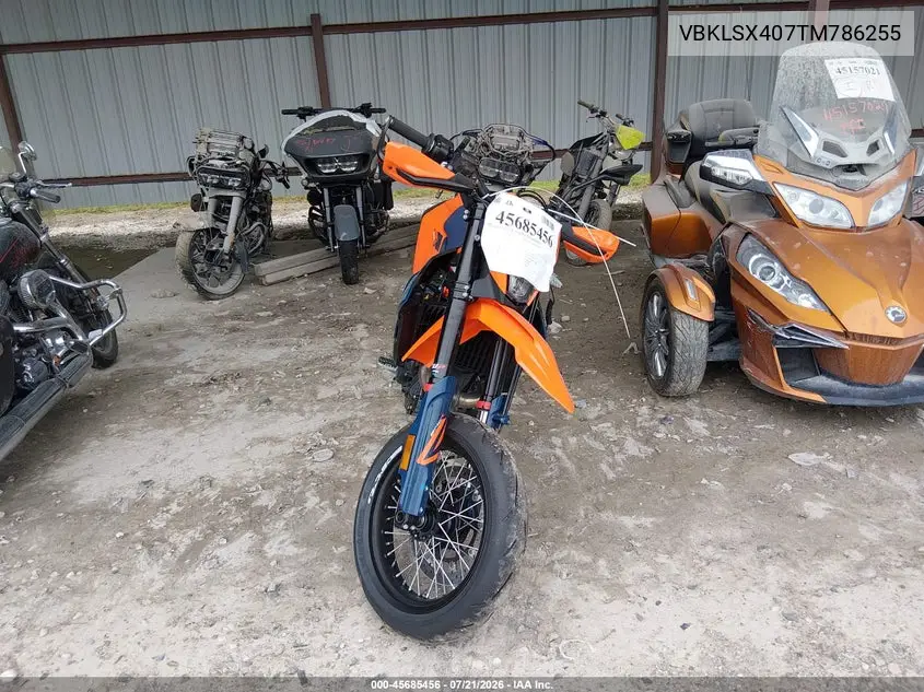 2026 Ktm 690 Smc (Canada) VIN: VBKLSX407TM786255 Lot: 45685456
