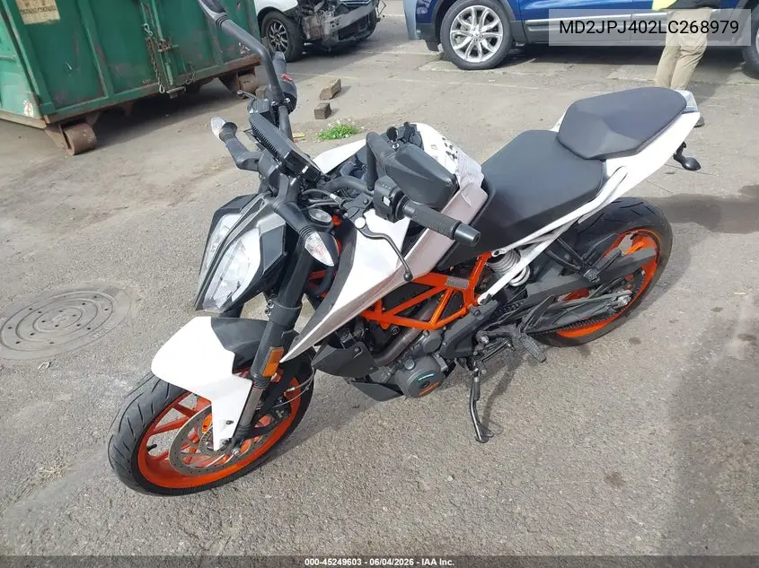 2020 Ktm 390 Duke VIN: MD2JPJ402LC268979 Lot: 45249603