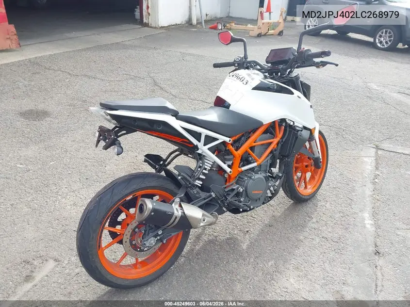 2020 Ktm 390 Duke VIN: MD2JPJ402LC268979 Lot: 45249603