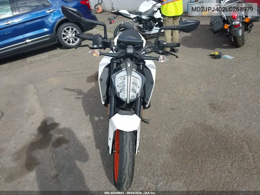 2020 Ktm 390 Duke VIN: MD2JPJ402LC268979 Lot: 45249603