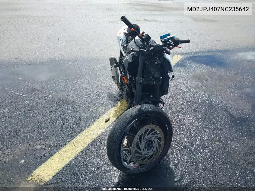 2022 Ktm 390 Duke VIN: MD2JPJ407NC235642 Lot: 44804780