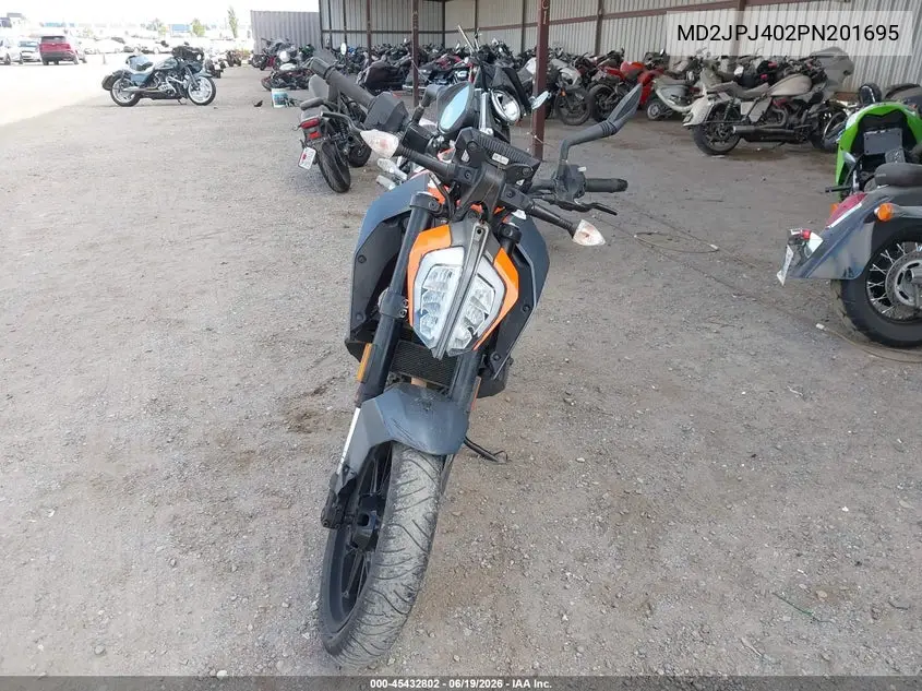 2023 Ktm 390 Duke VIN: MD2JPJ402PN201695 Lot: 45432802
