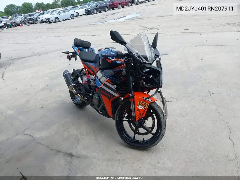 2024 Ktm 390 Rc VIN: MD2JYJ401RN207911 Lot: 44841693