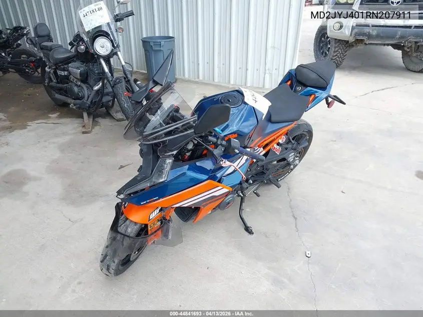 2024 Ktm 390 Rc VIN: MD2JYJ401RN207911 Lot: 44841693