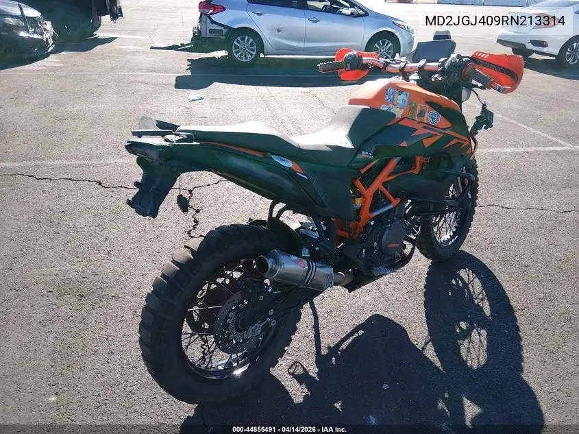 2024 Ktm 390 Adventure VIN: MD2JGJ409RN213314 Lot: 44855491